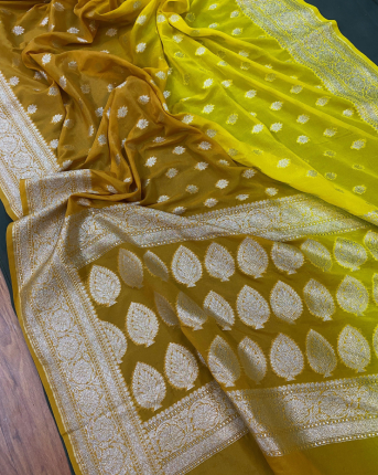 Banarasi Pure Khaddi Chiffon
