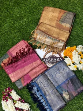 Cotton Blended Saree with Pallu