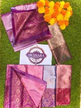 Semi Banarasi Silk Saree